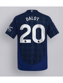 Billige Manchester United Diogo Dalot #20 Bortedrakt 2024-25 Kortermet